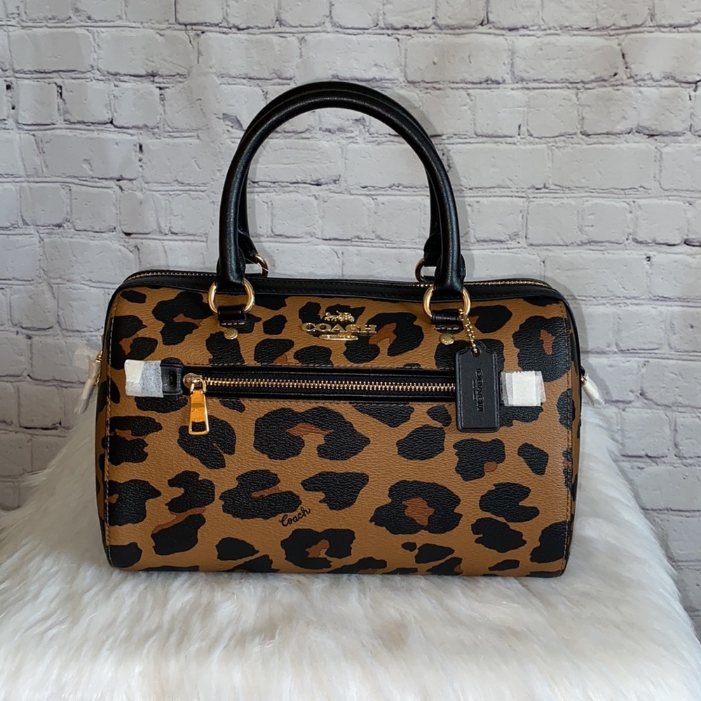 🥳Host Pick🥳Coach🐆ROWAN Satchel🎄🛍🎁👜 - Picture 2 of 7